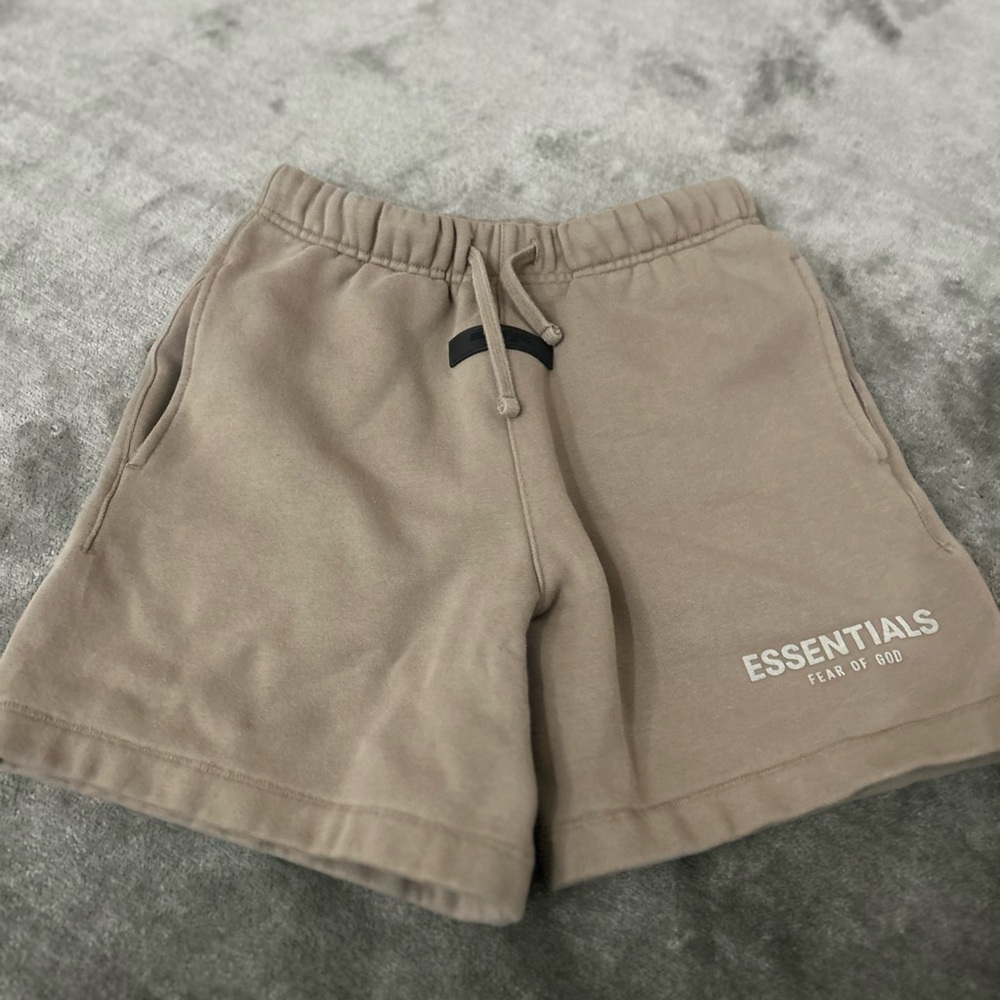 Essentials Kids Tan Shorts
